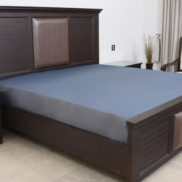 Water Proof Mattress Protector  - Grey Terry Cotton Stuff